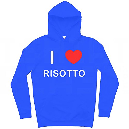 I Love Risotto – Blau Kleine Hoodie Kapuzenpullover