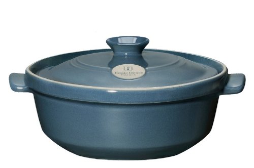 Emile Henry EH974574 Risottotopf Ø 28 cm,  3,6 L, Bleu pavot