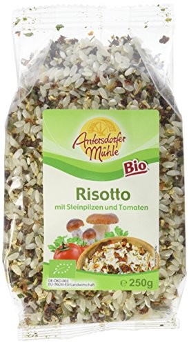 Antersdorfer Bio-Mühle Risotto mit Steinpilzen und Tomaten, 6er Pack (6 x 250 g)